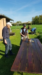 Un p'tit coup de peinture sur les tables