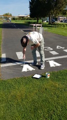 Un p'tit coup de peinture sur la piste