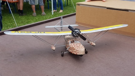 Un avion indoor "home made" magnifique