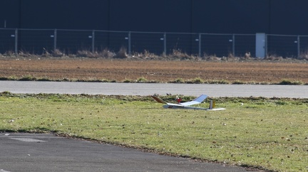 Atterrissage du planeur Cédric