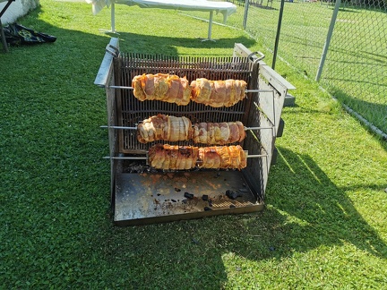 le repas de midi en cuisson