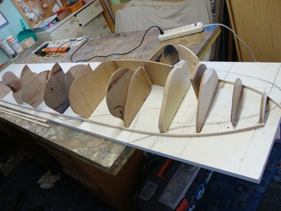 début de la construction du master